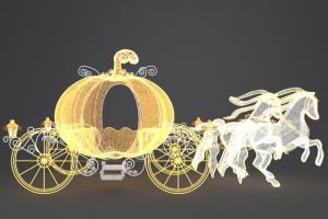 Городские  новогодние световые фигуры