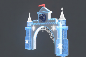 Городские  новогодние световые фигуры