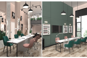 Дизайн  и визуализация салона красоты