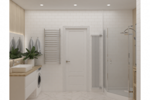 Санузел в натуральных оттенках