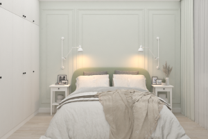 Спальня в натуральных тонах