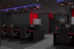 Визуализация компьютерного клуба Respawn