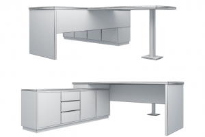 3D моделирование стола в кабинет директора