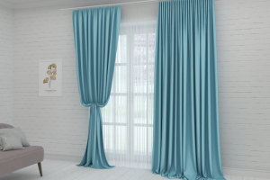 Визуализация штор в интерьере для маркетплейс Wildberries