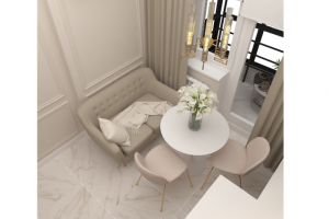 Дизайн и визуализация однокомнатной квартиры