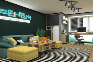 Визуализация серф кайт клуба