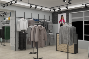 Визуализация магазина женской одежды fashion look