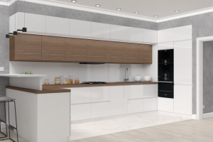 Кухня гостиная на 1 этаже загородного Дома