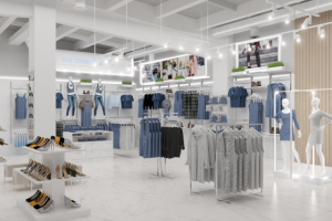 Дизайн магазина одежды