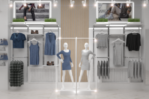 Дизайн магазина одежды