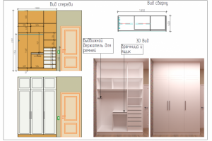 Дизайн шкафа для компании по производству мебели