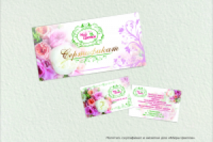 Сертификат, логотип и визитка