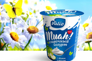 Упаковка сливочных йогуртов