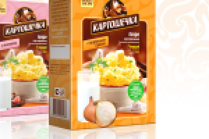 Упаковка пюре быстрого приготовления