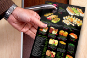 Меню и рекламные материалы для онлайн-ресторана