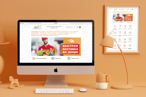 Сайт для магазина доставки продуктов Dostavochka