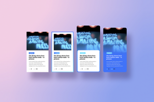 UI Design - Карточки новостей