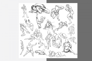 Эскизы фигур