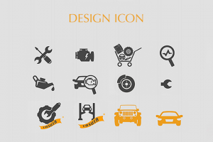 Иконки для автомастерской