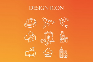 Дизайн иконок для сайта Dostavochka