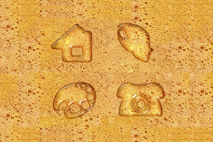 Иконки, медовый эффект