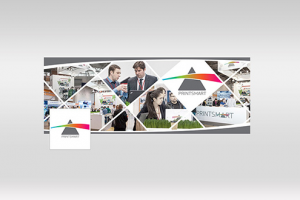 Оформление Facebook для печатной коммуны " Print Smart"