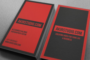 Визитка "AKIRSTUDIO"