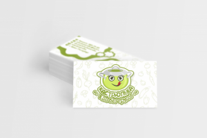 Визитка для доставки готовой еды.