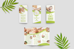 Буклет для салона вьетнамского массажа и СПА