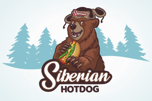 Логотип: Сибирский Hot Dog