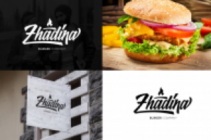 Логотип для (кафе) – Zhadina Burgers