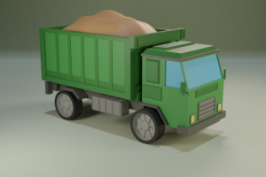 Грузовик с песком