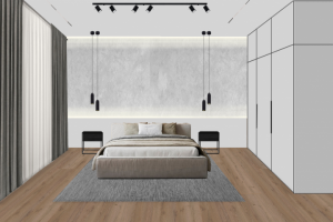 концепция минималистичной спальни