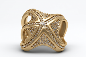 кольцо звезда