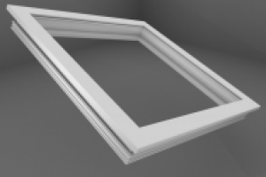 3D модели оконных рам по чертежам