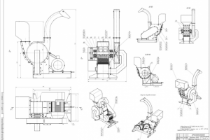 Дробилка молотковая ДМ10