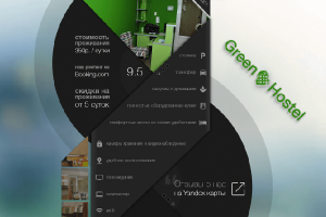 Сайт хостела «Green Hostel» в Кисловодске