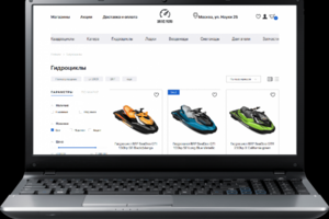 Вёрстка интернет-магазина спортивной техники
