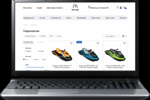 Вёрстка интернет-магазина спортивной техники