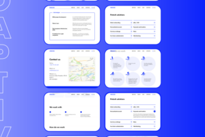 Landing на 2-х языках для европейской компании