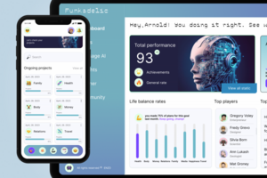 Сайт + дизайн приложения для AI проекта на Webflow