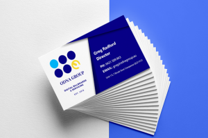 визитка для организации "Odna group"