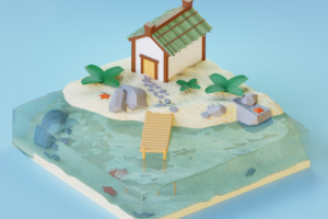 дом на пляже