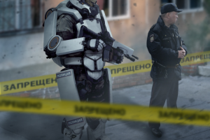 Russian cop concept