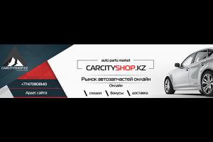 шапка для вк сервиса "carcityshop"