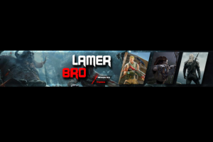 оформление ютуб канала "Lamer Bro"
