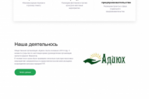 Сайт общественной организации