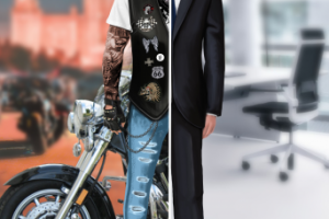 Байкер-офисный