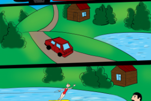 Комикс про семейный отдых