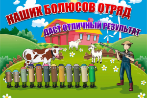 Плакат рекламы болюсов